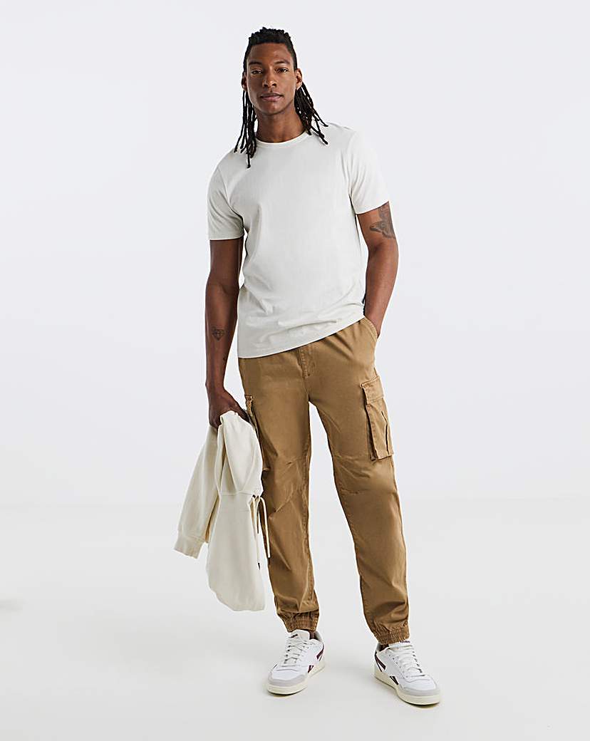 Elasticated Waist Cuffed Cargo