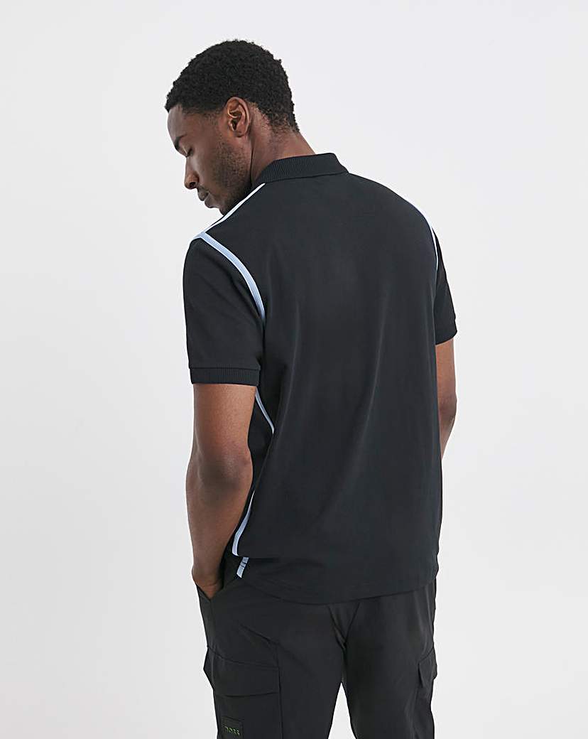 BOSS Short Sleeve Tape Paddy Polo