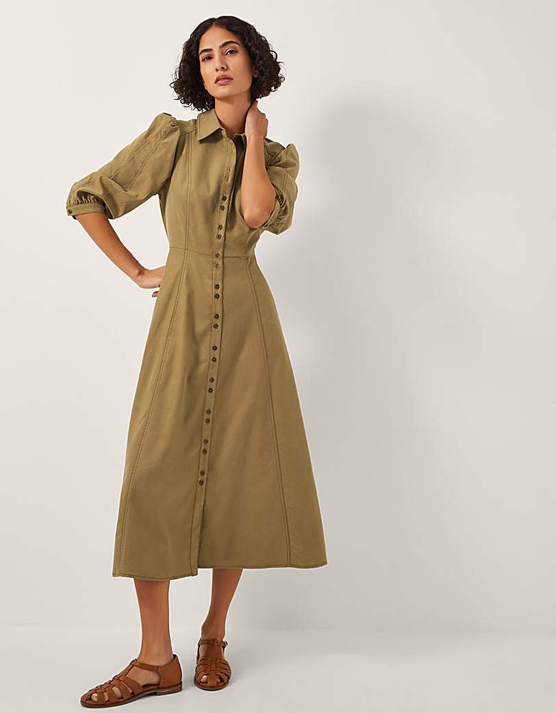 New In - Monsoon Verity Midi Shirt Dress