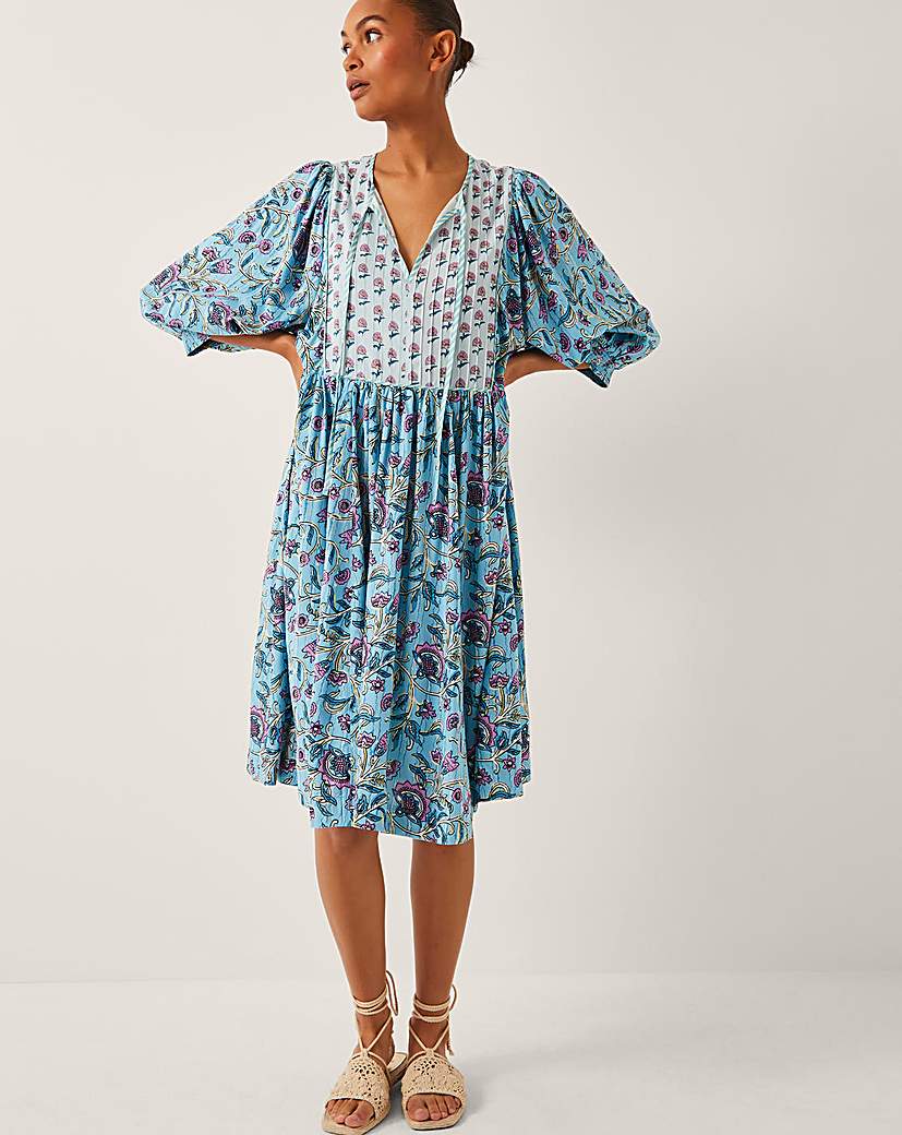 New In - Monsoon Aine Floral Print Mini Dress