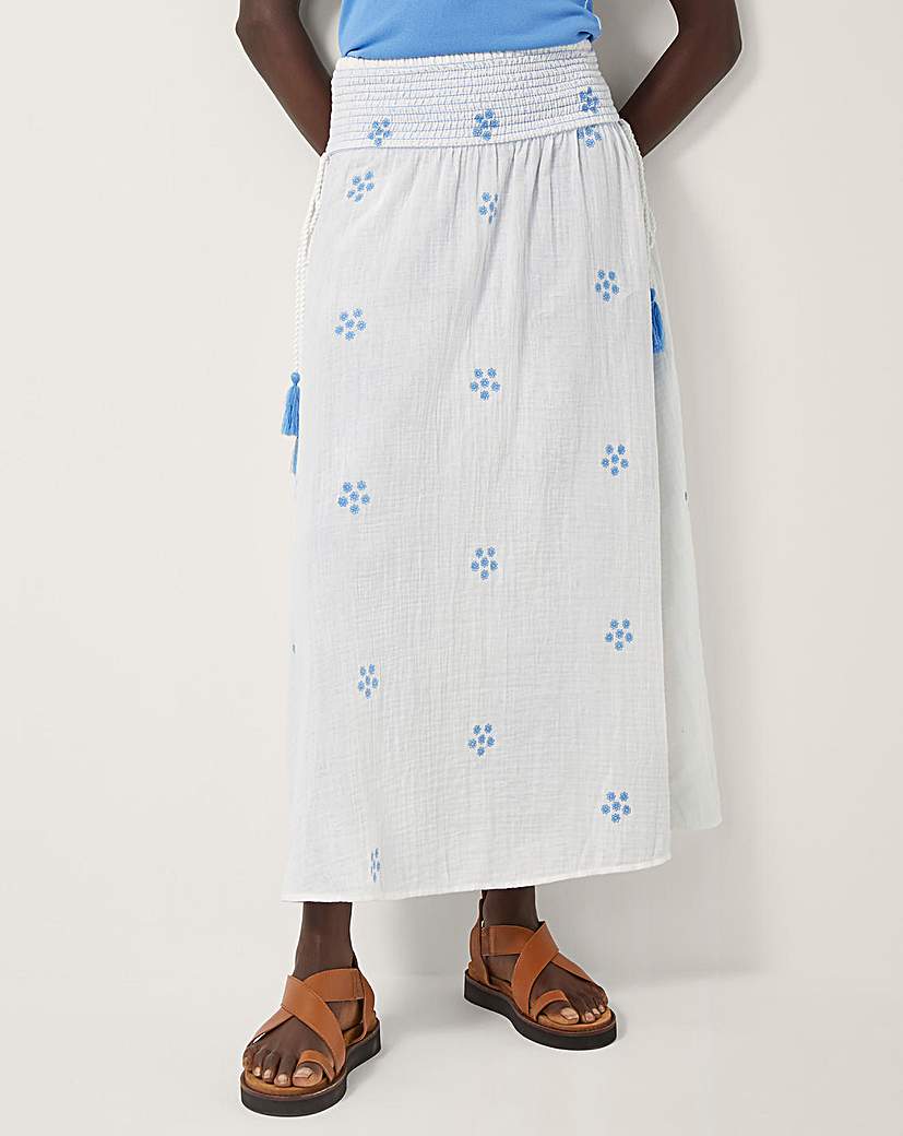 New In - Monsoon Daisy Floral Midi Skirt