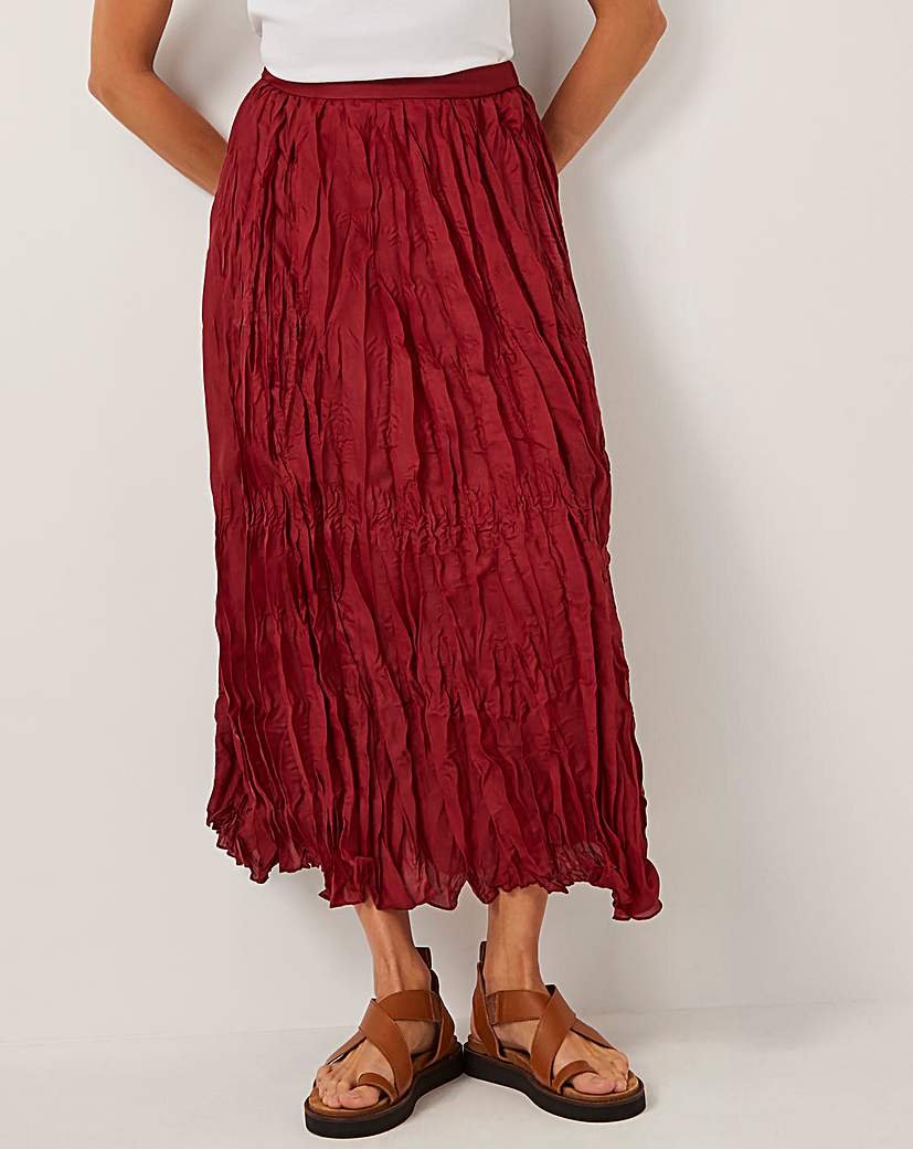 New In - Monsoon Odessa Crinkle Maxi Skirt