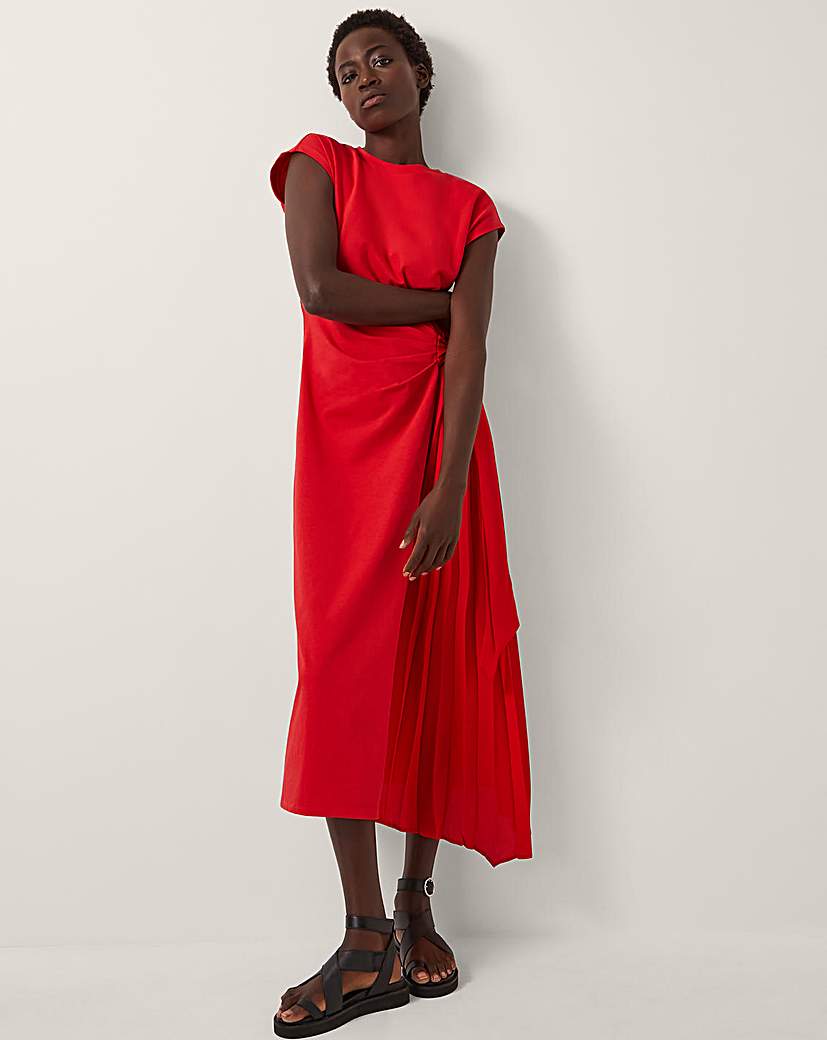 New In - Monsoon Tilly Tie-Side Jersey Midi Dress