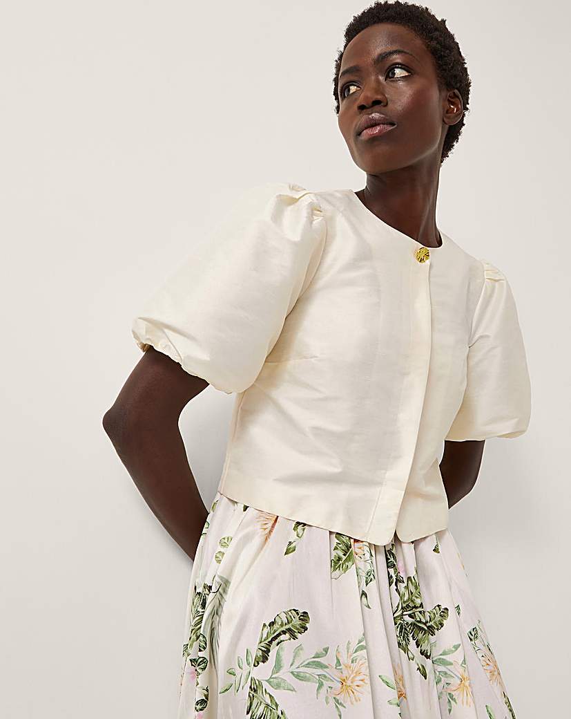 New In - Monsoon Anne Puff Sleeve Jacket