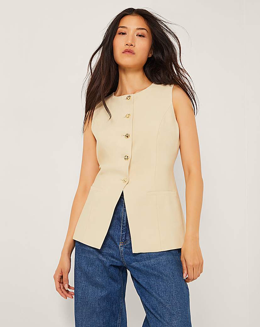 New In - Monsoon Alba Tailored Waistcoat