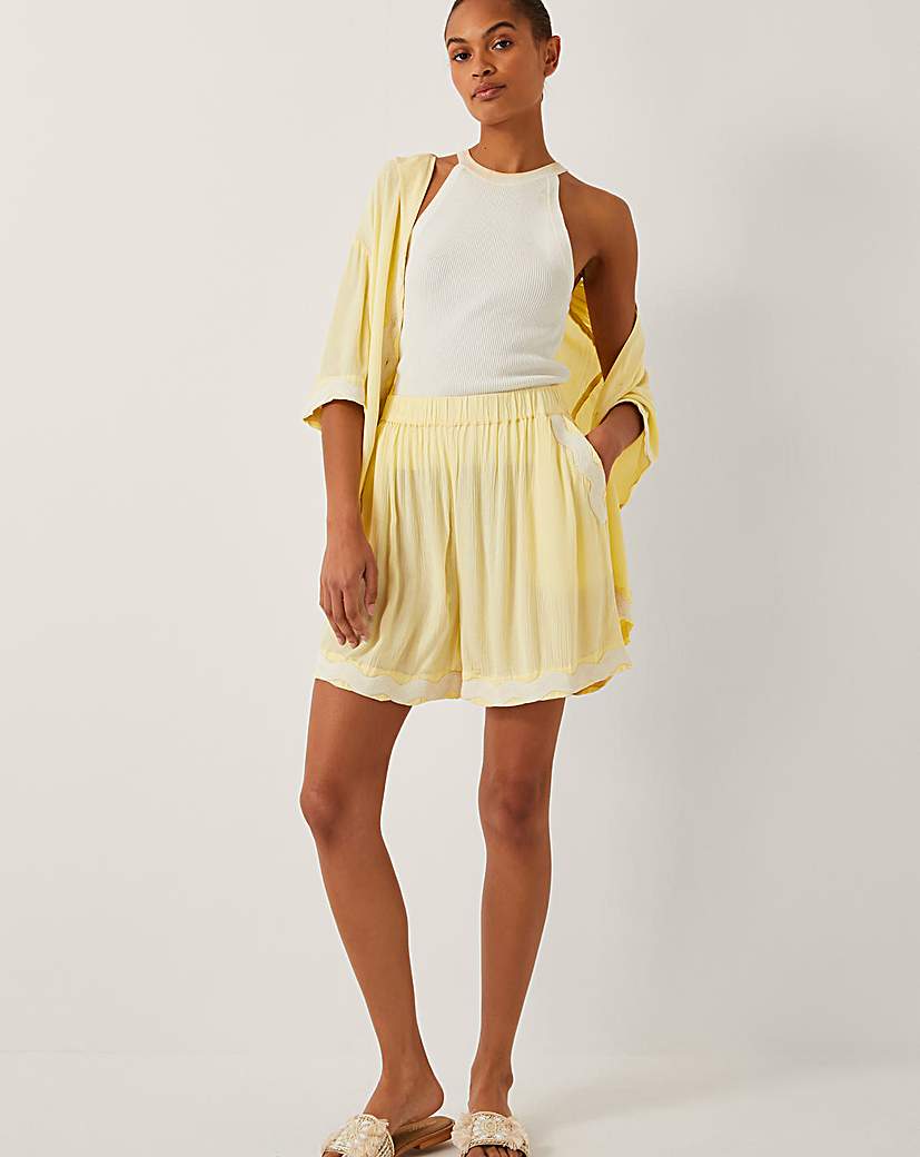 New In - Monsoon Sienna Ricrac Crinkle Shorts