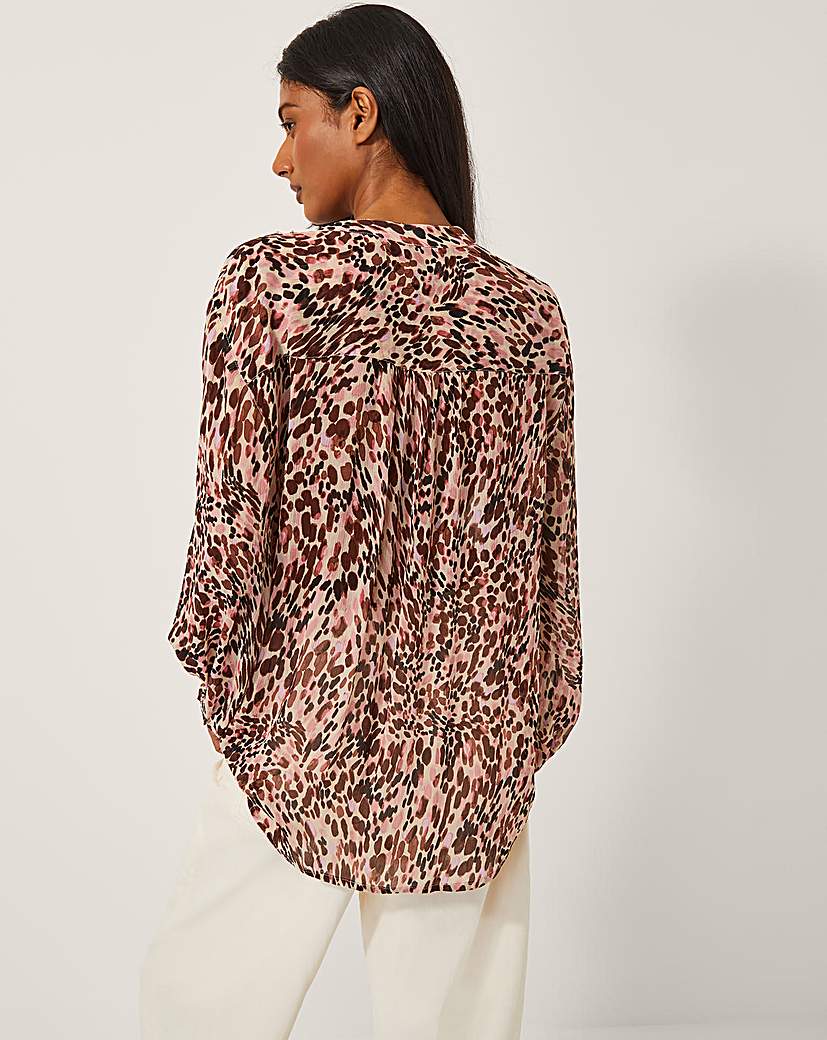 Monsoon Sisi Animal Print Blouse