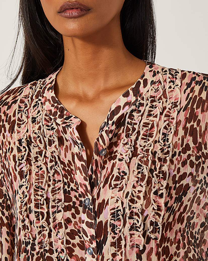 Monsoon Sisi Animal Print Blouse