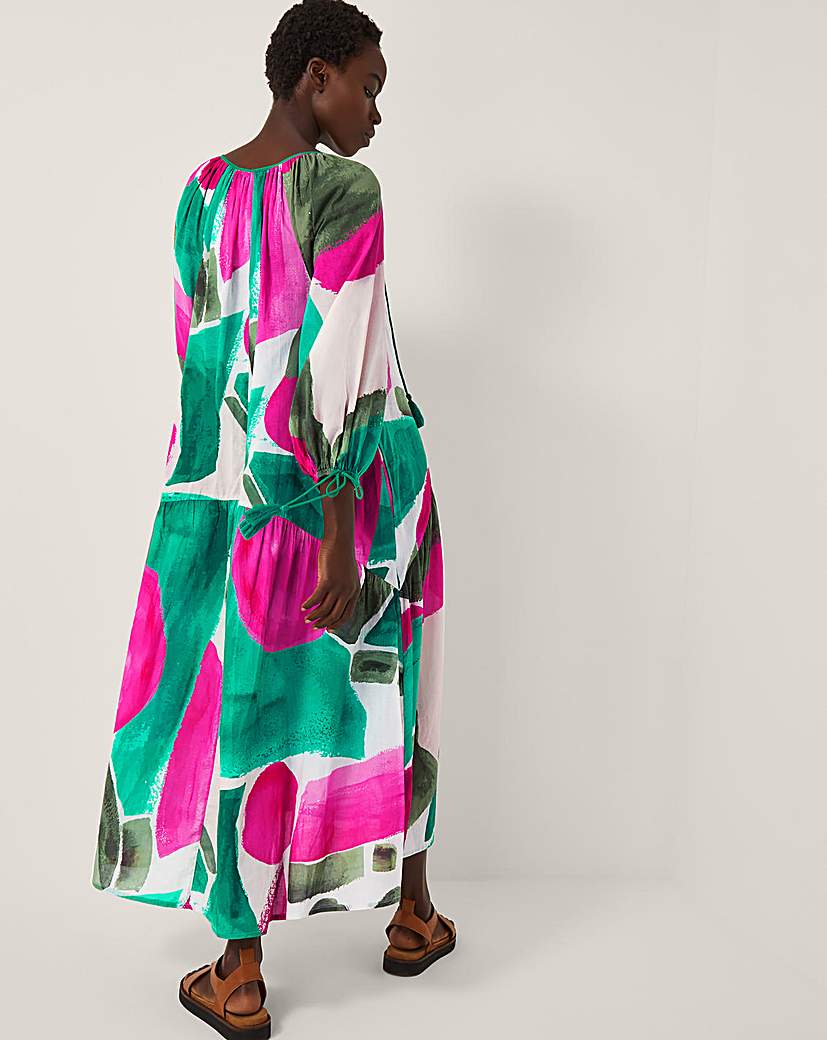 Monsoon Miley Colour Block Midi Dress