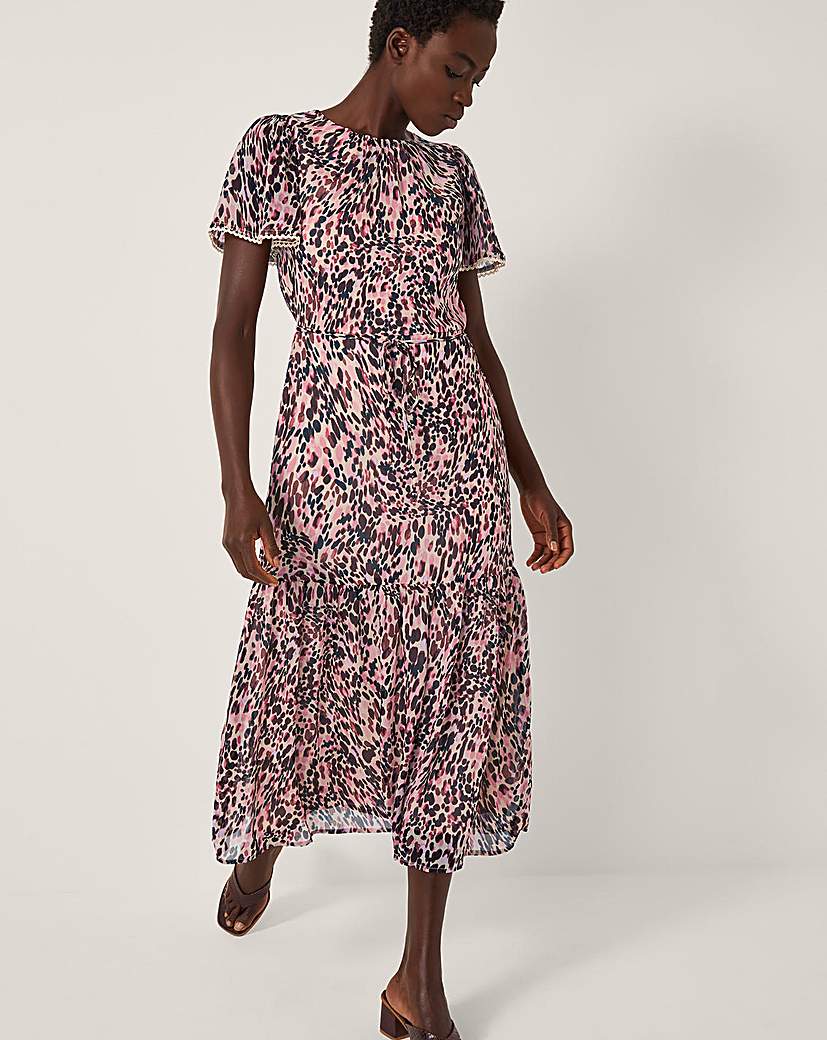 New In - Monsoon Sisi Animal Print Midi Dress