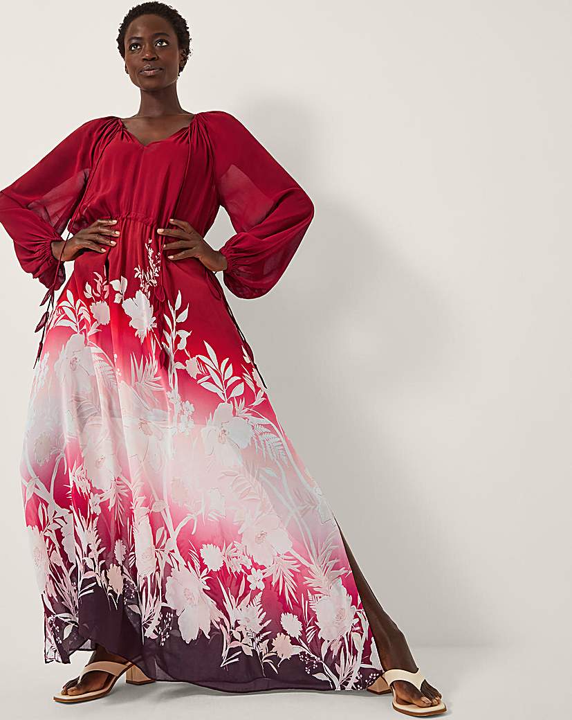 New In - Monsoon Lilian Floral Print Maxi Dress