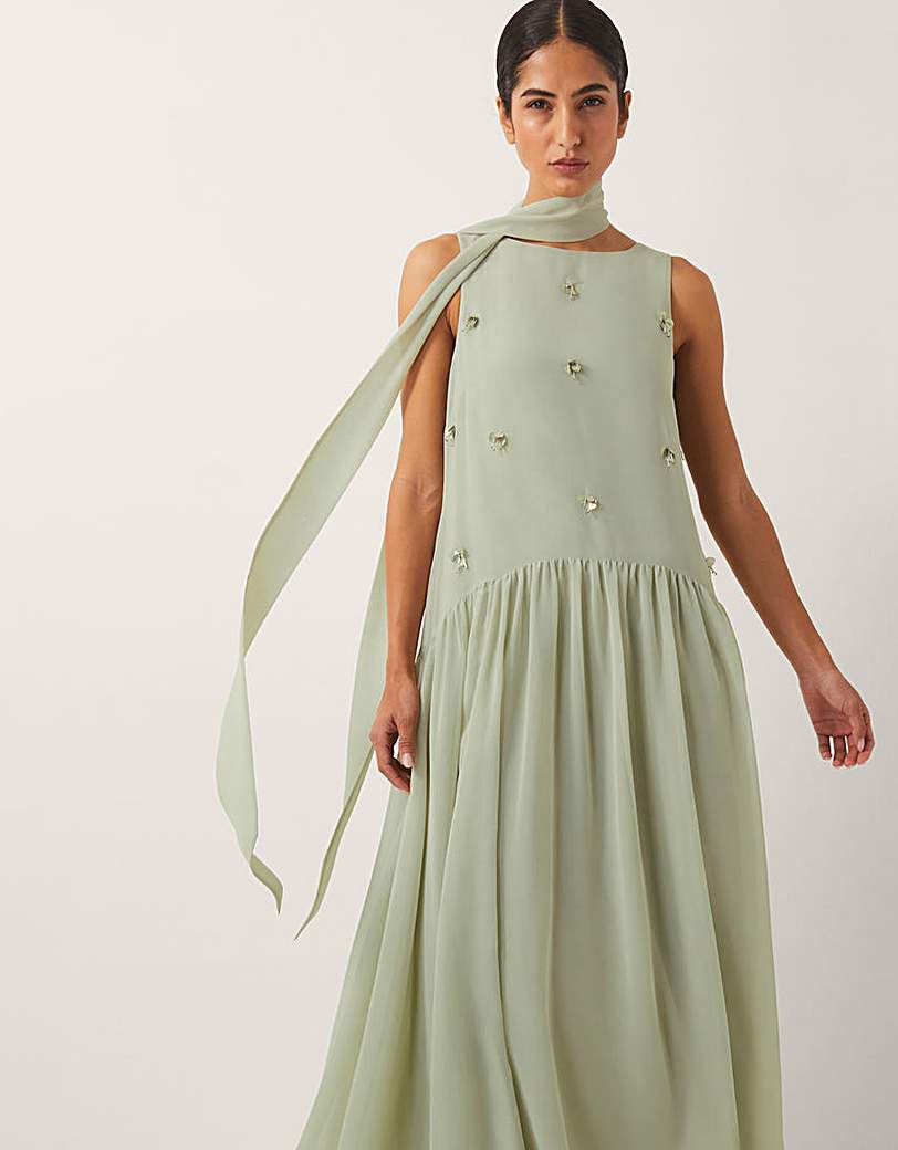 New In - Monsoon Elodie Embellished Maxi Dress