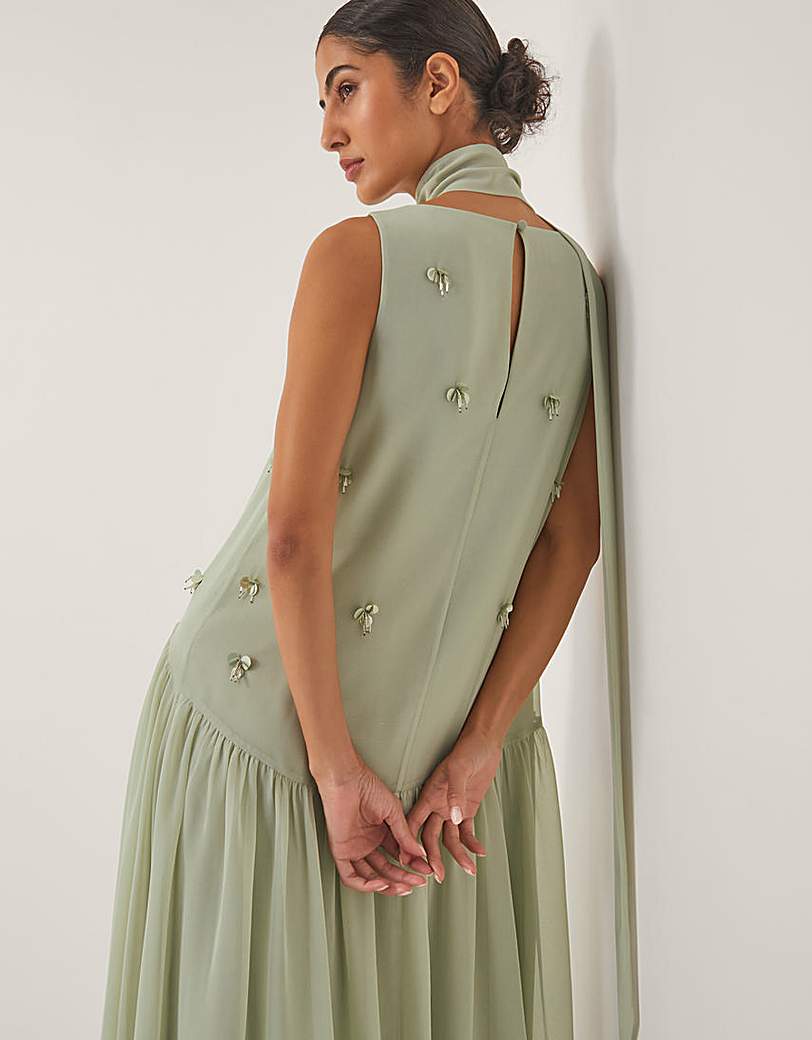 Monsoon Elodie Embellished Maxi Dress