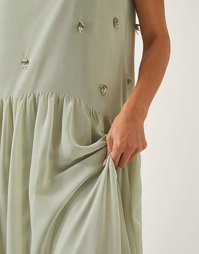 Monsoon Elodie Embellished Maxi Dress