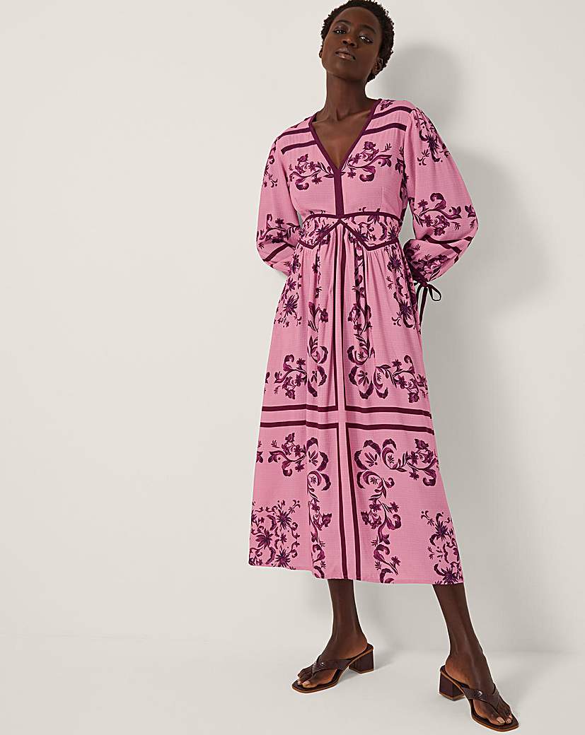 New In - Monsoon Matilde Floral Midi Dress