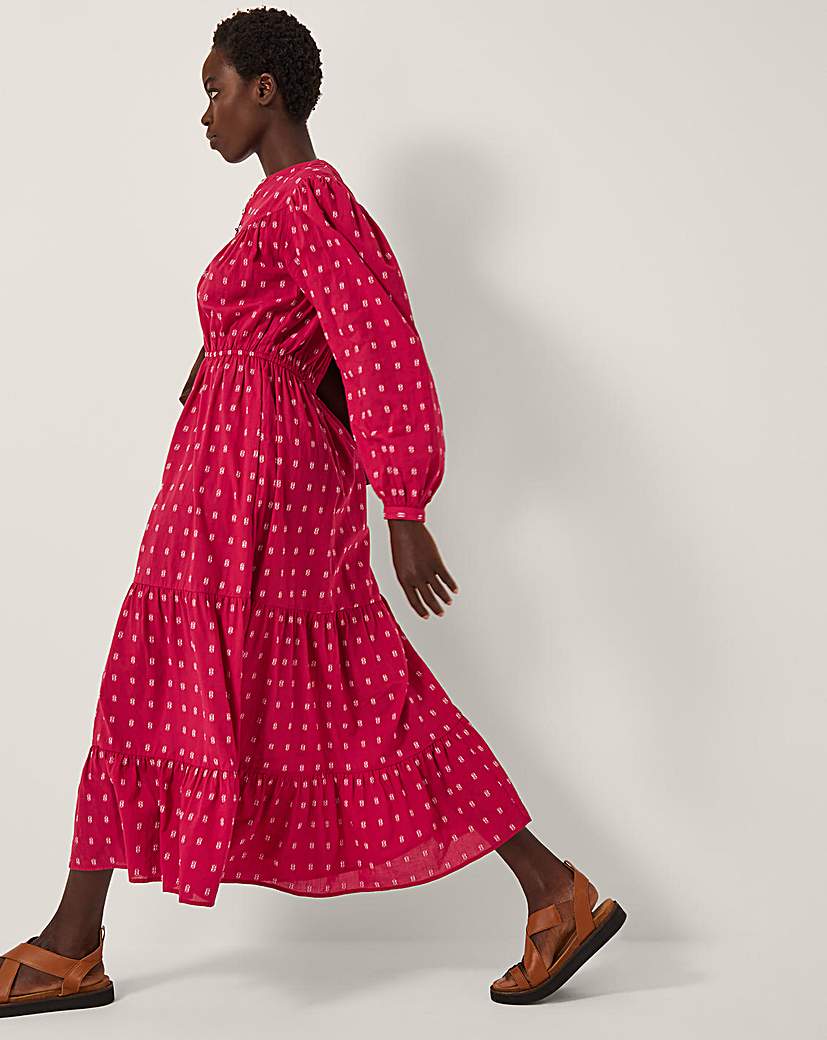 New In - Monsoon Poppy Tiered Midi Dress