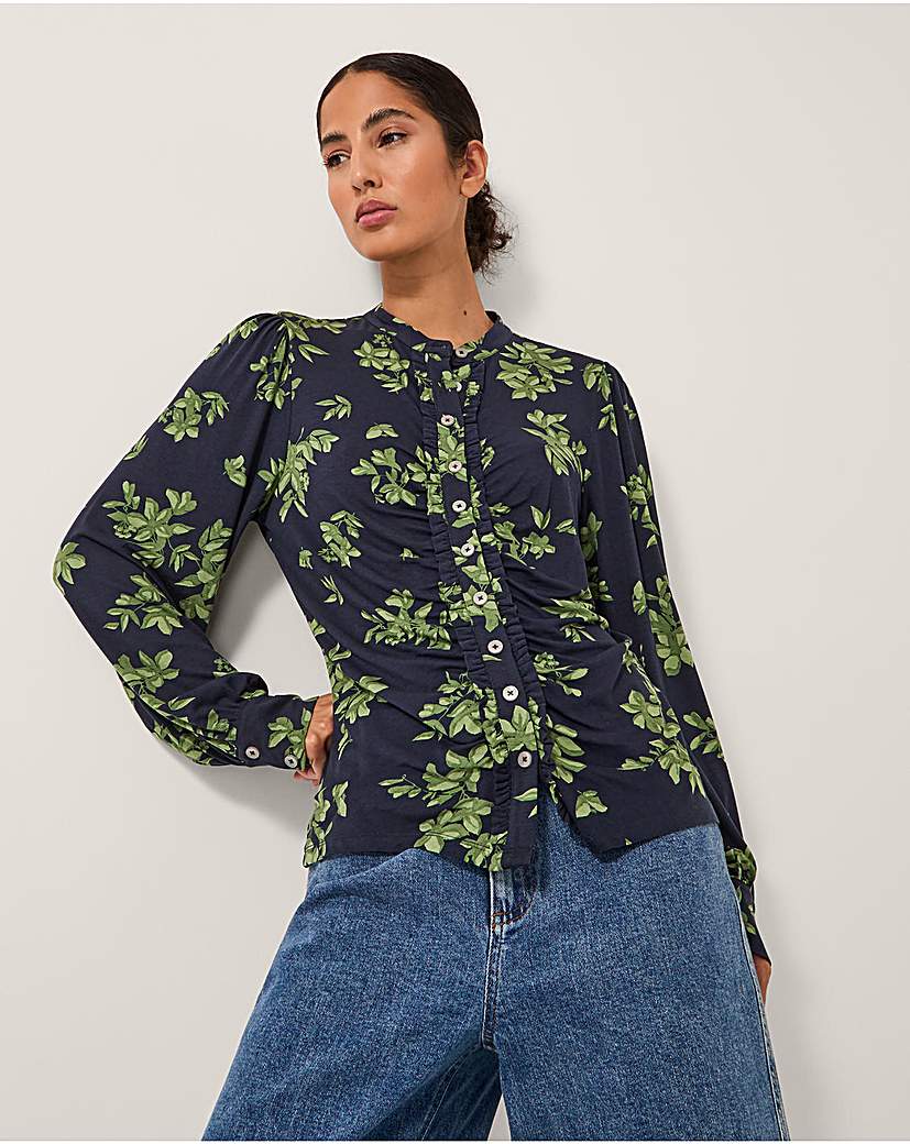 New In - Monsoon Joules Floral Print Jersey Shirt