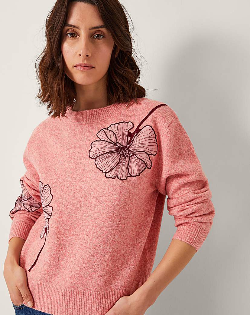 New In - Monsoon Abi Floral Jumper