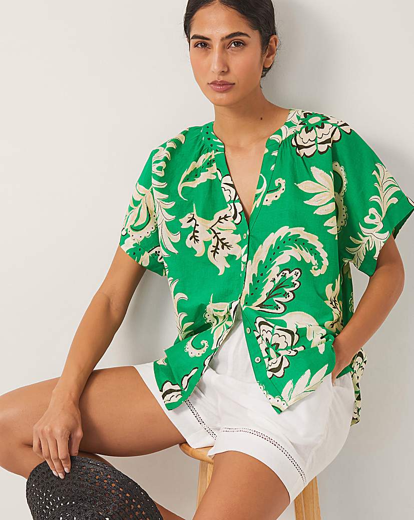New In - Monsoon Kristen Floral Cotton Shirt