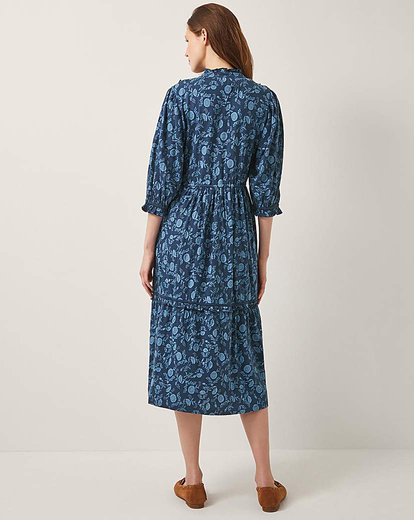 Monsoon Sofia Floral Jersey Midi Dress