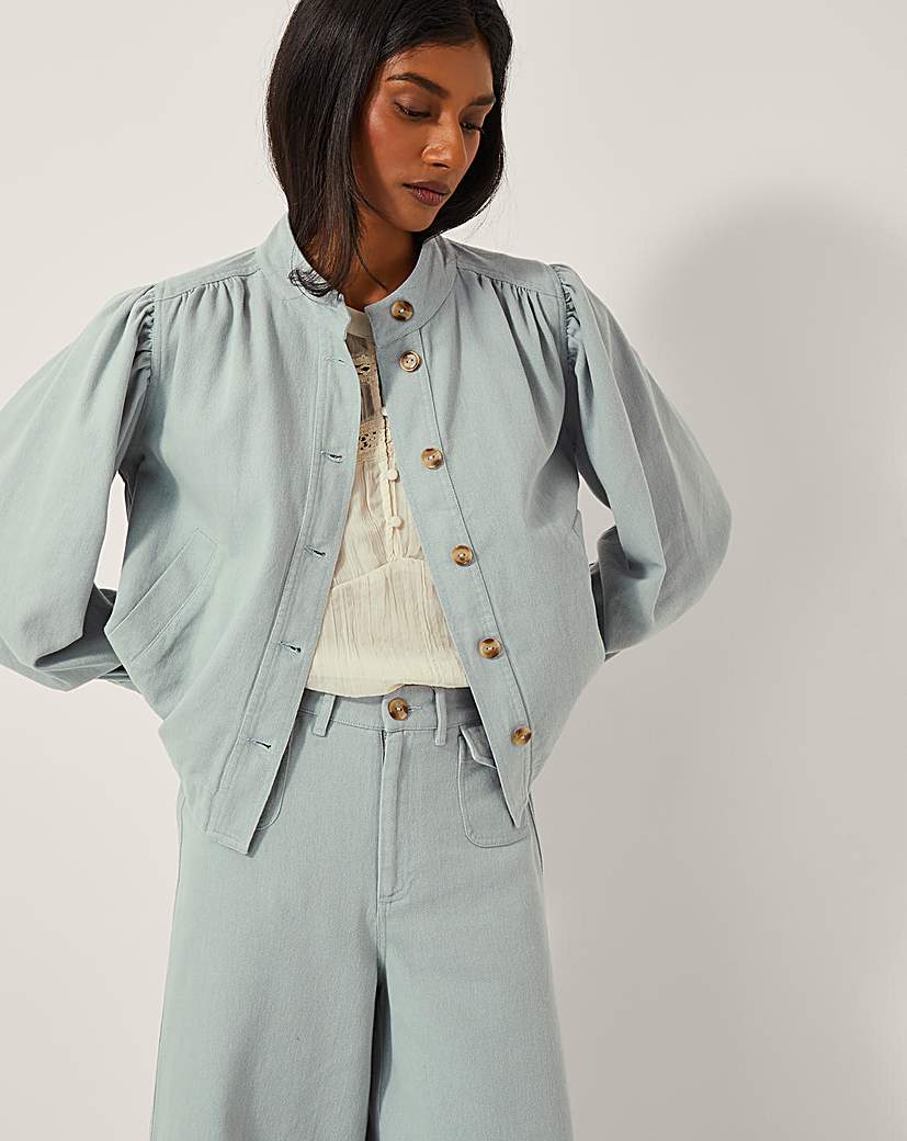 New In - Monsoon Ciara Puff Sleeve Denim Jacket