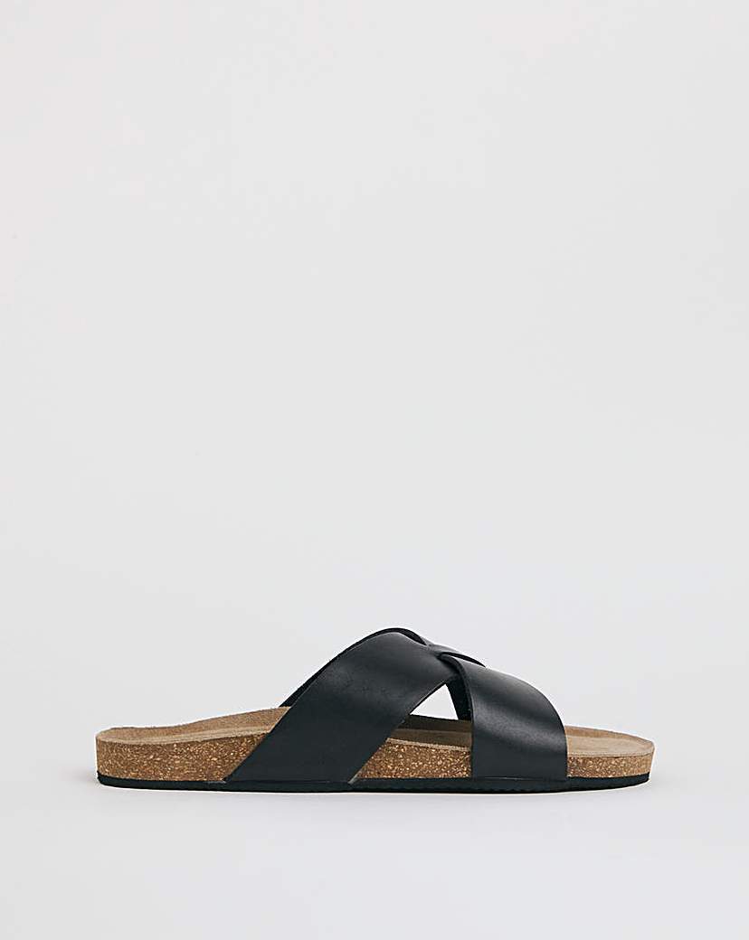 Joe Browns Cross Strap Leather Sandals