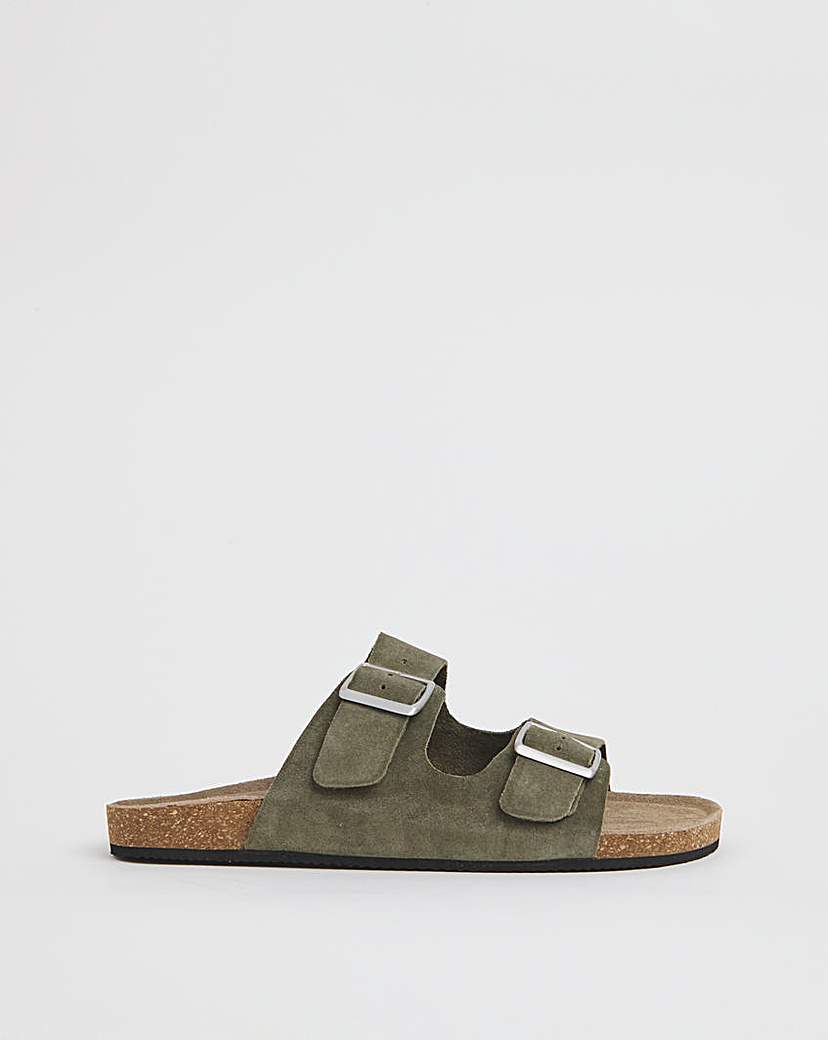 Joe Browns Buckle Strap Suede Sandals