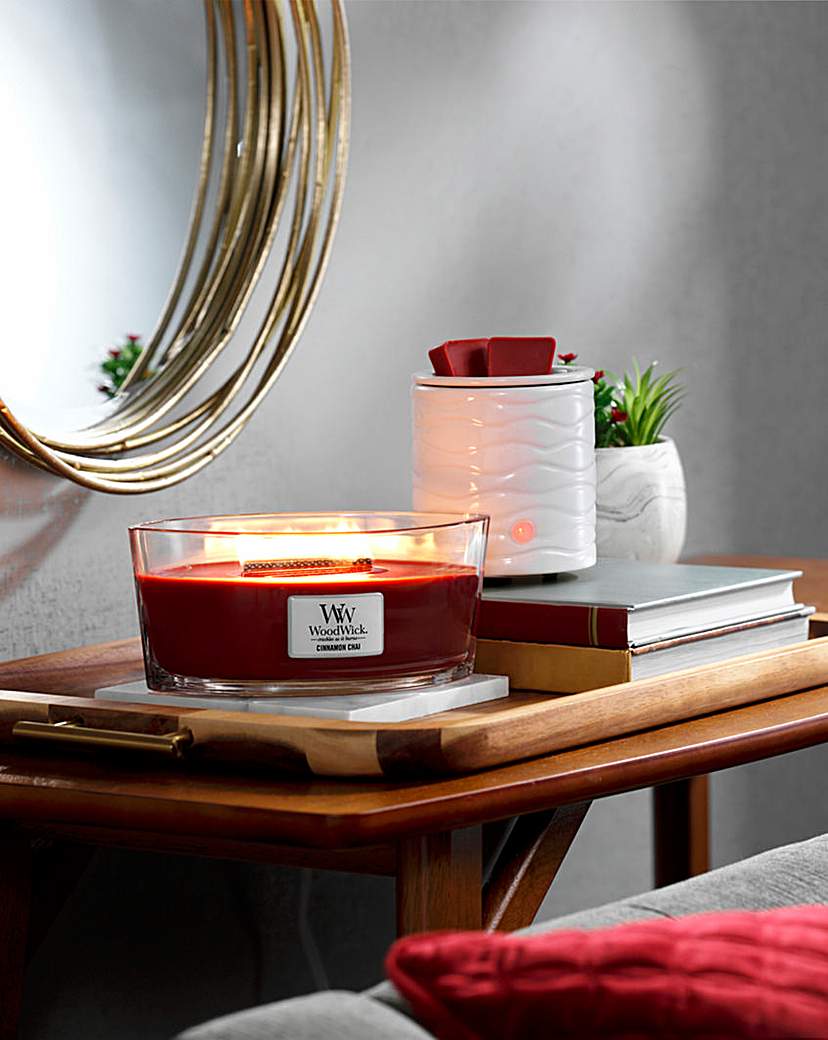 Woodwick Cinnamon Chai Ellipse Candle