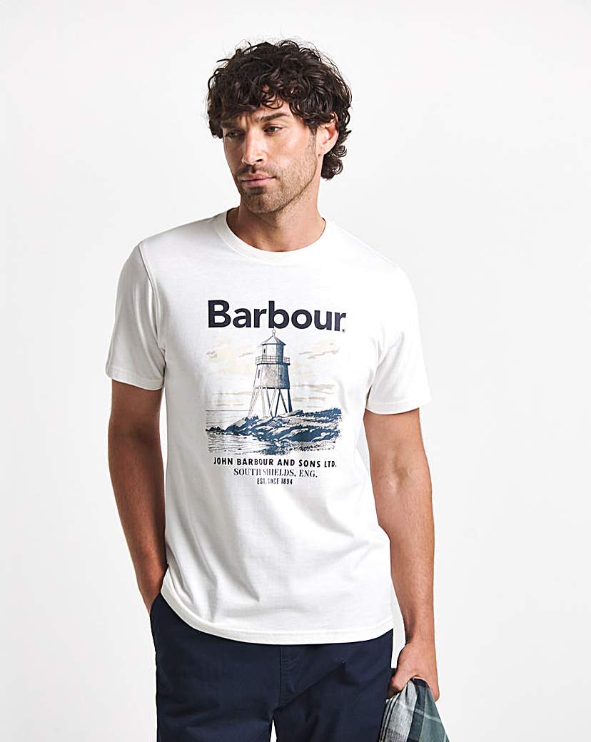 Barbour Harbourside T-Shirt - White