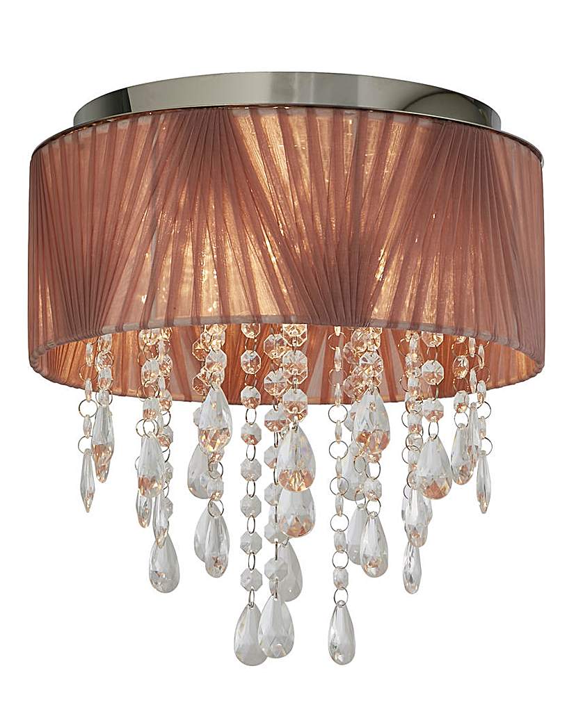 Venetian Blush Pink Ceiling Light