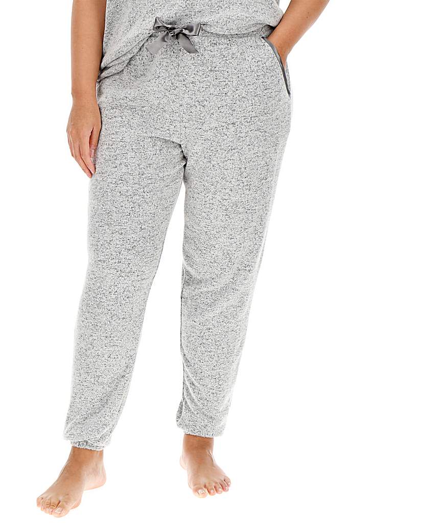 Image of Figleaves Curve Luxe Marl Lounge Pant