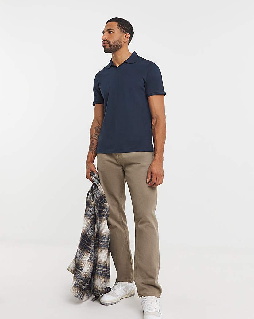 New In - Pure Cotton Trophy Neck Polo