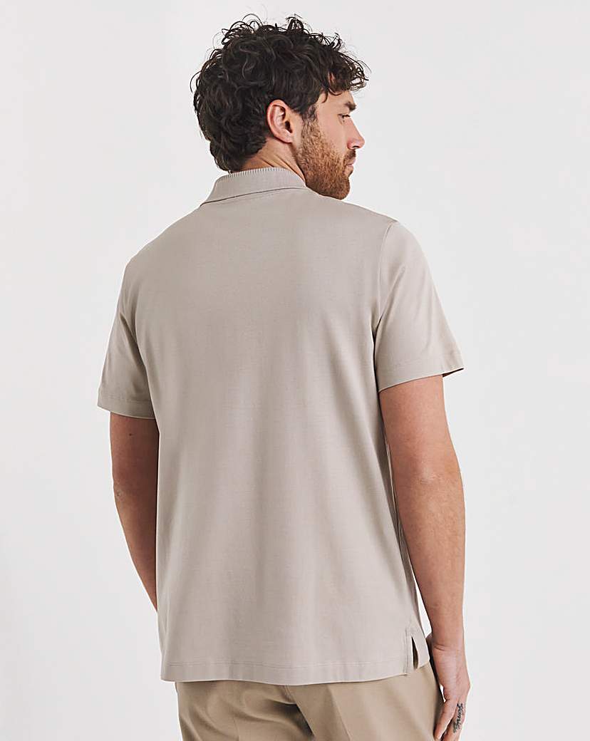 Folio Premium 100% Supima Zip Polo