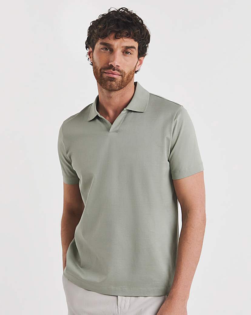 Folio Premium Supima Trophy Neck Polo