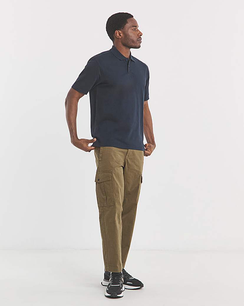BOSS Short Sleeve Garment Dye Polo