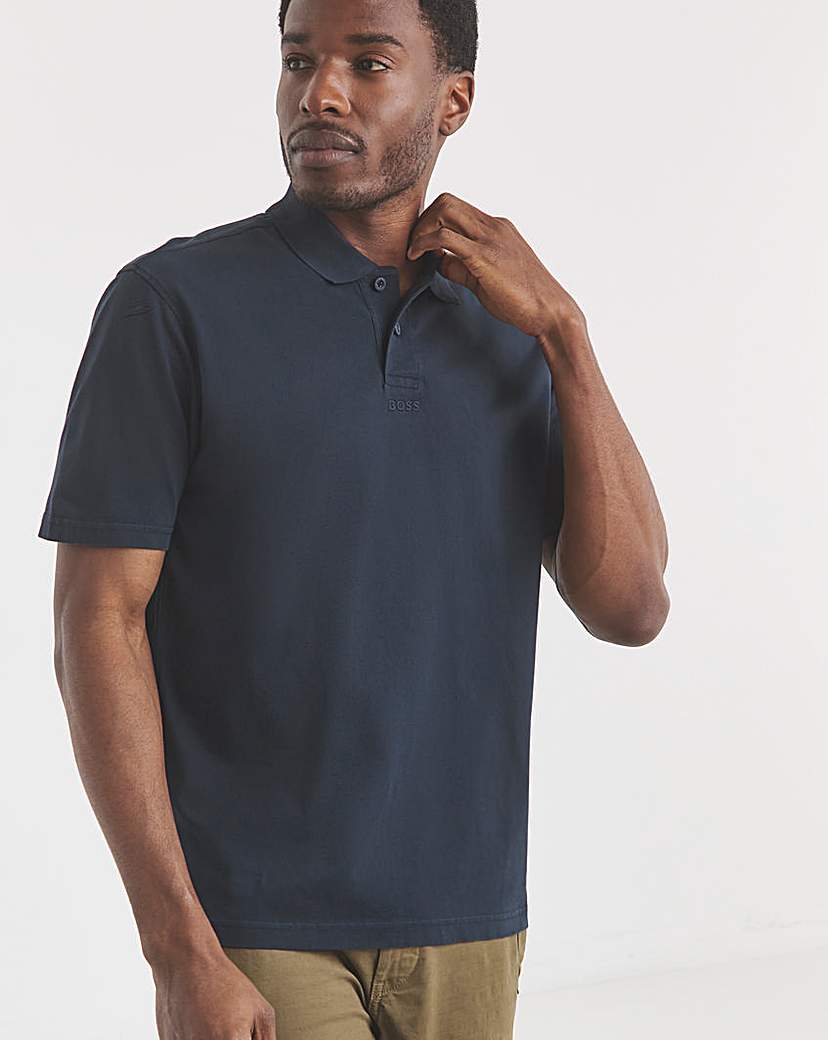 BOSS Short Sleeve Garment Dye Polo