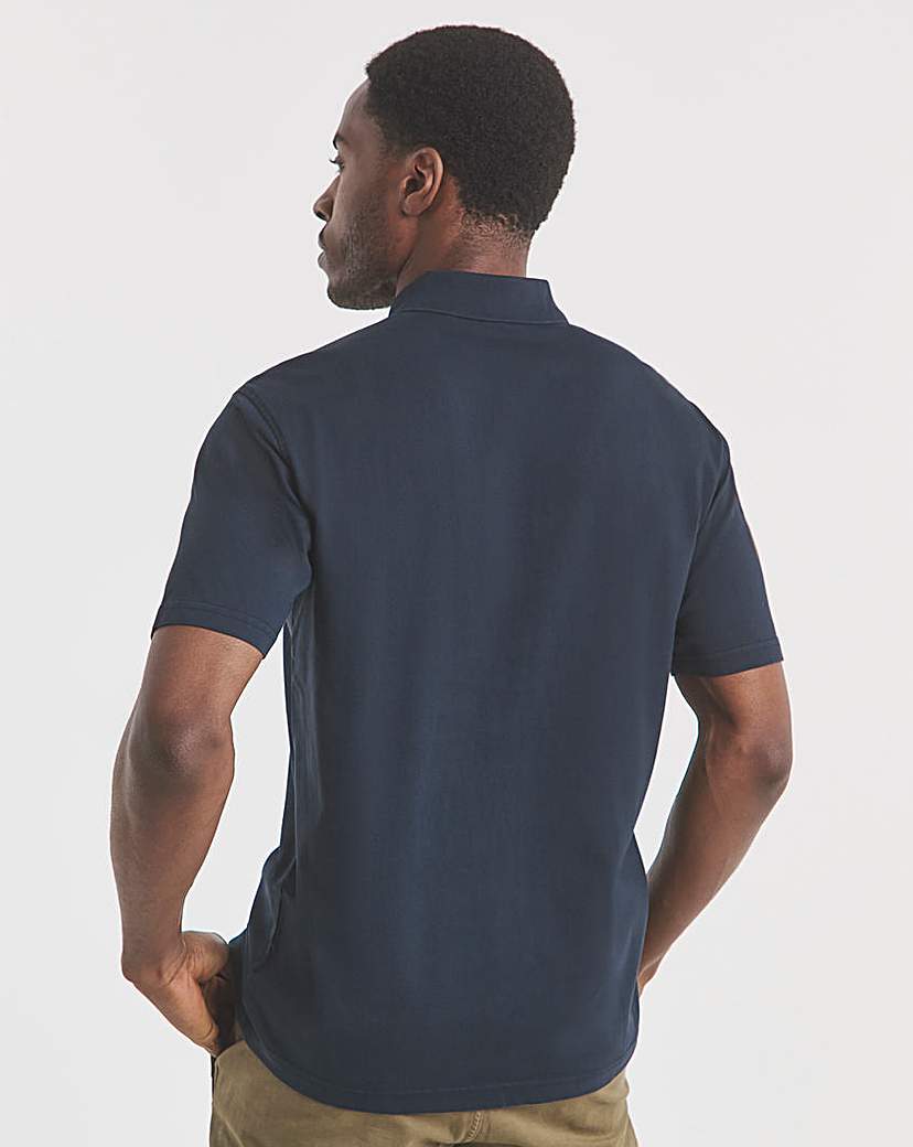 BOSS Short Sleeve Garment Dye Polo