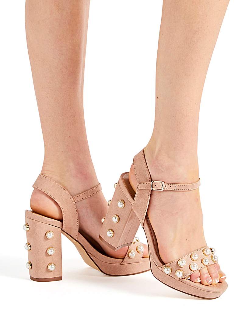 Ethne Pearl Platforms Wide Fit