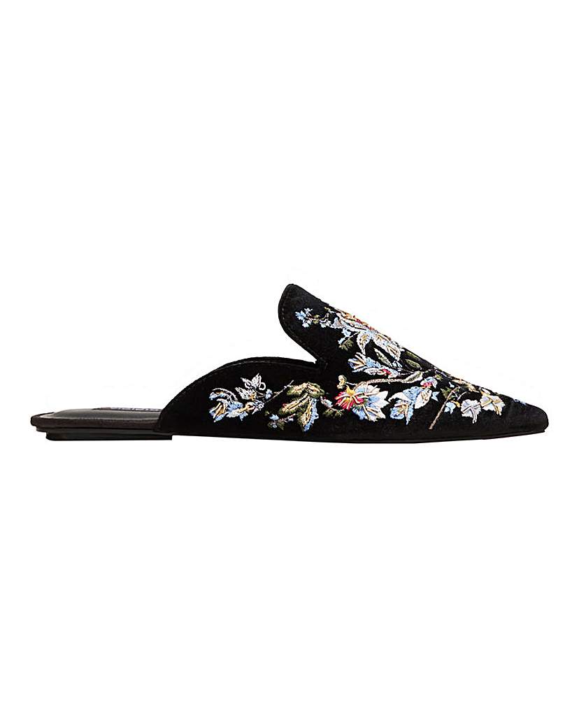 Violeta by Mango Embroidered Mule