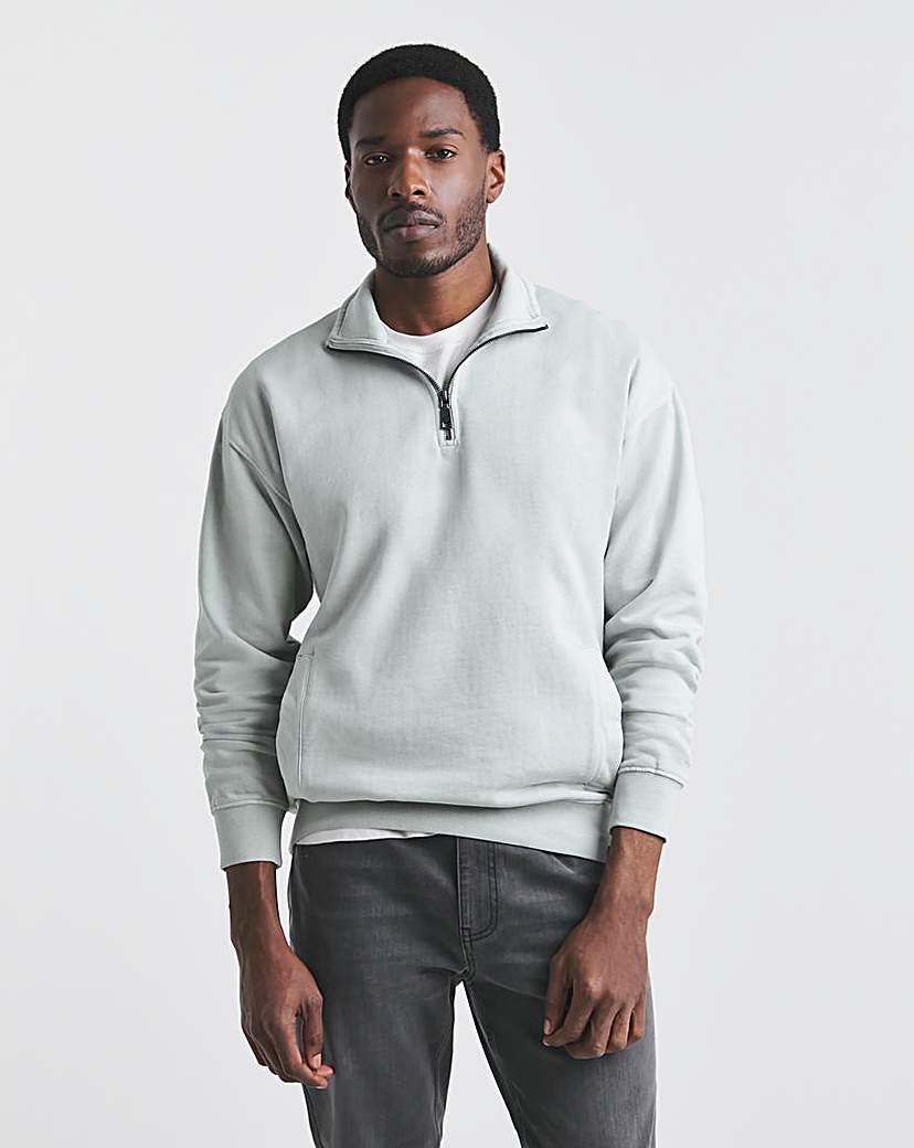 Union Garment Dyed Relaxed Fit 1/4 Zip