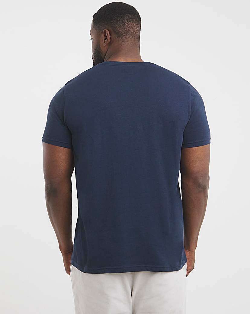 5 Pack Multi Crew Neck T-shirts Long