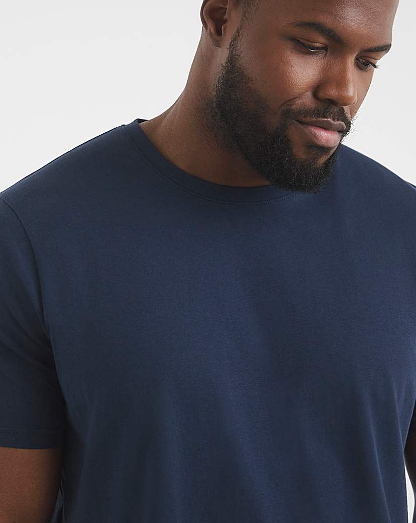 5 Pack Multi Crew Neck T-shirts Long