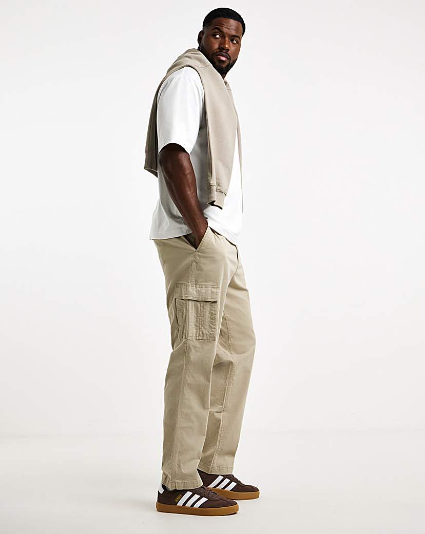 Cotton Stretch Cargo Trouser