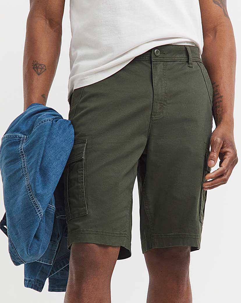 New In - Twill Cargo Short