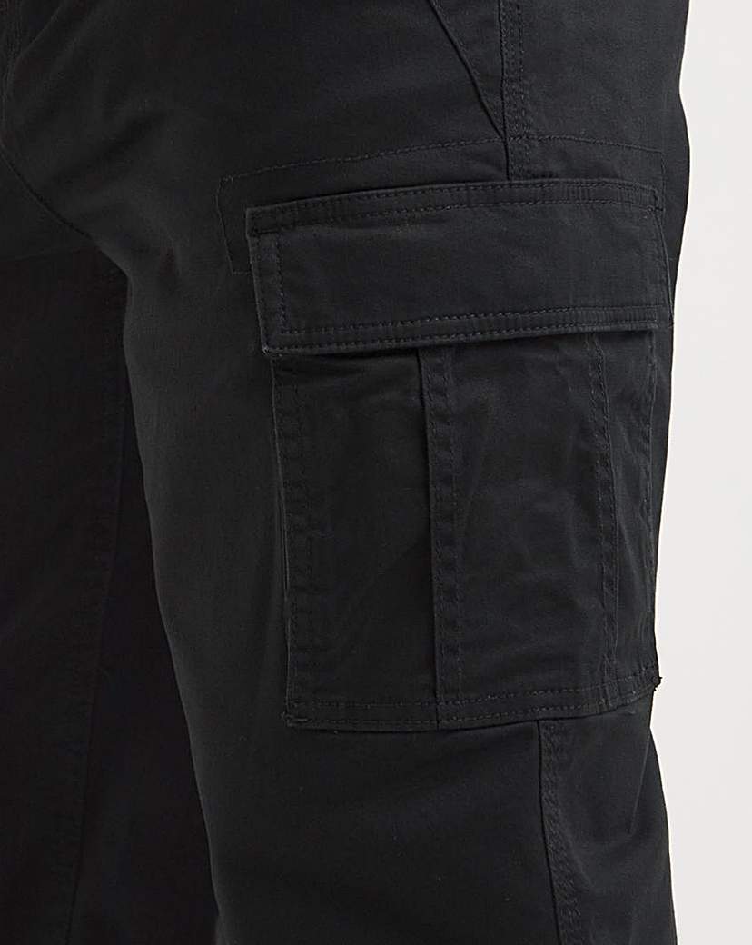 3/4 Length Twill Cargo Short