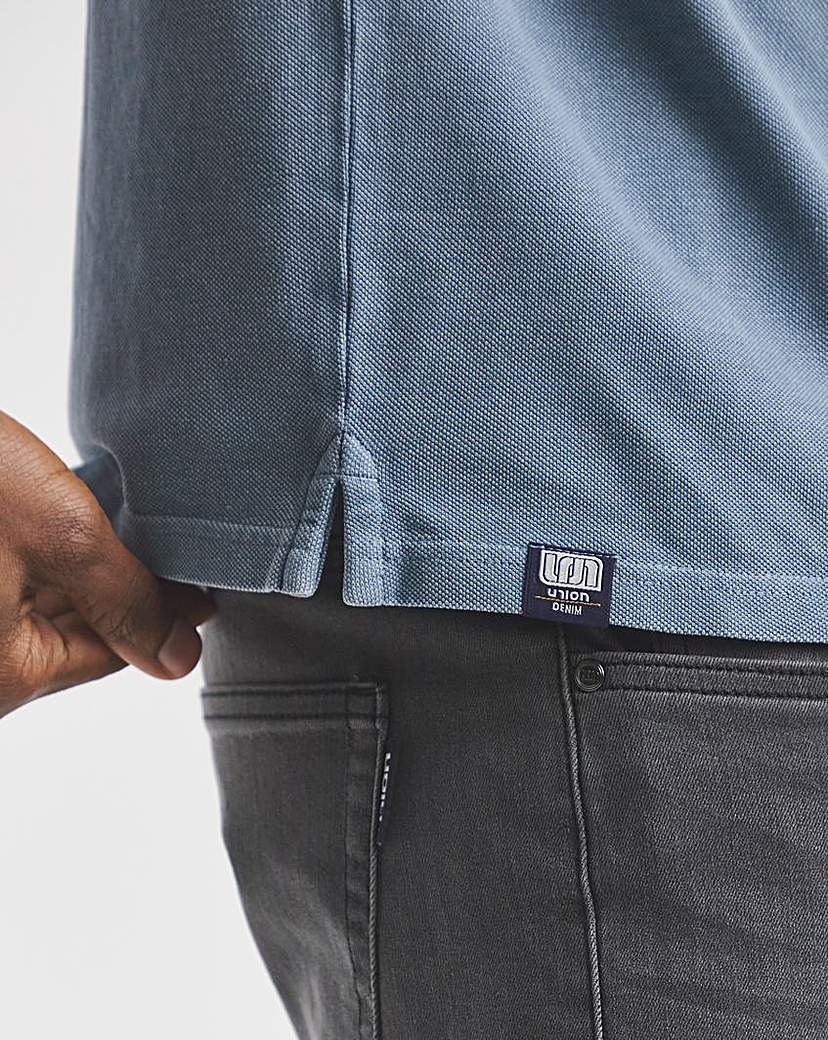 Union Garment Dyed Pique Polo