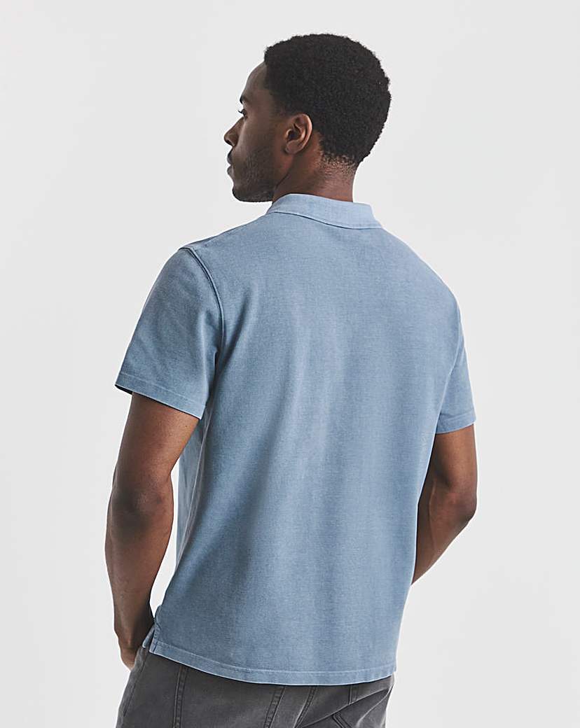Union Garment Dyed Pique Polo