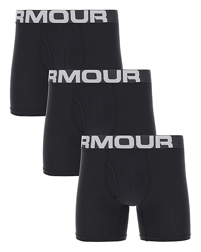 Image of Under Armour Cotton 3 Pack Boxers