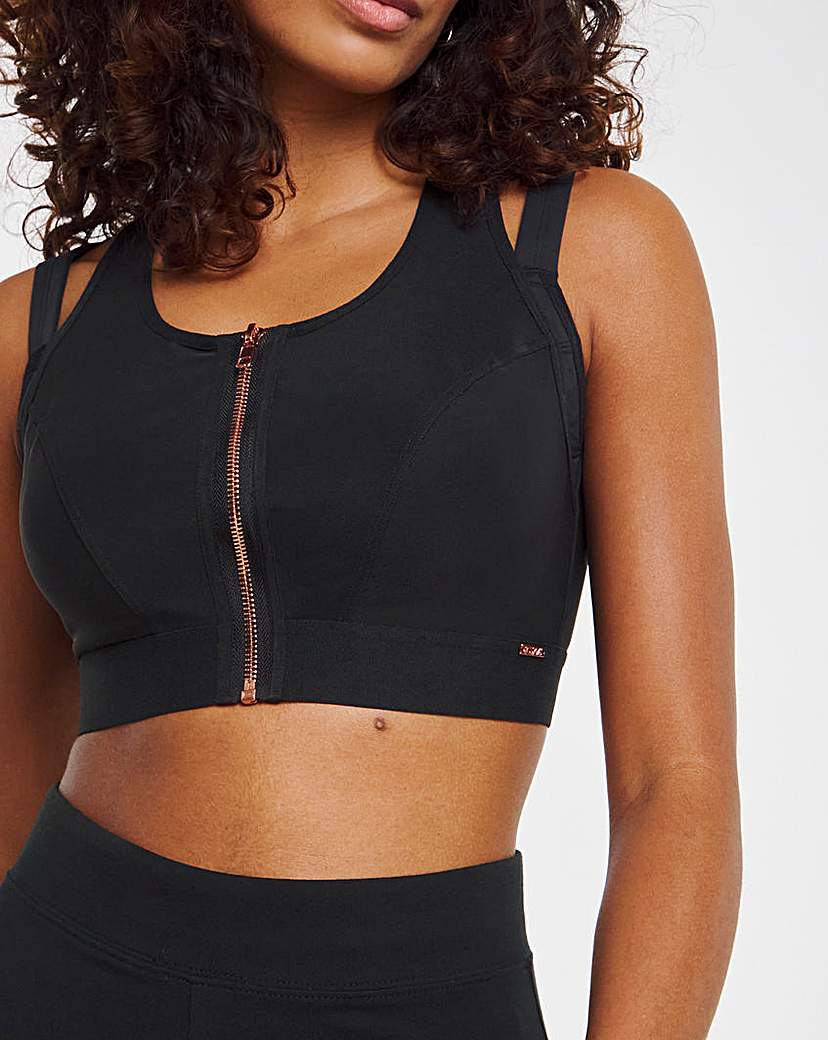 New In - Figleaves Zip Front Sports Bra