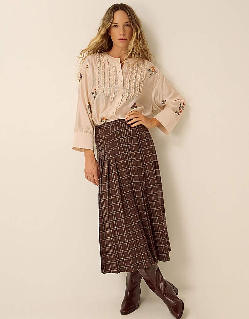 Monsoon Seren Floral Embroidered Blouse